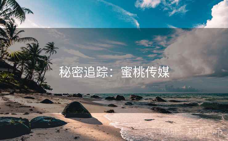 秘密追踪:蜜桃传媒 秘密追踪:蜜桃传媒